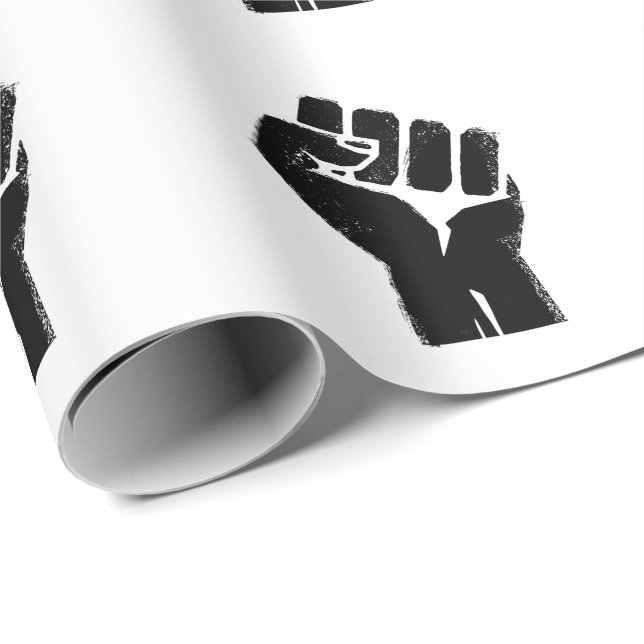 Papier Cadeau Solidarité raciale (Coin rond)