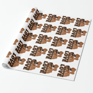PAPIER CADEAU SOLIDE BROWN DE FAMILLE