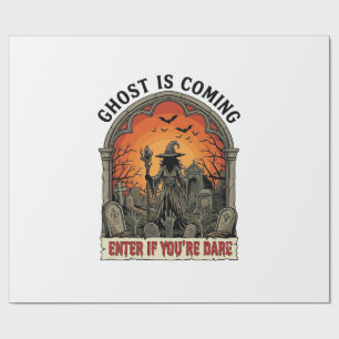 Papier Cadeau Sorcellerie Cimetière Zombie Mains Halloween