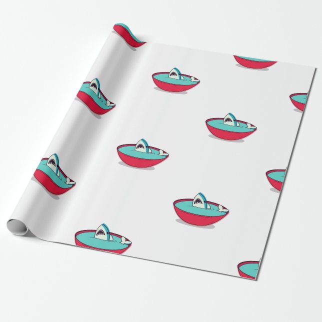 Papier Cadeau Soupe d'aileron de requin (Déroulé)