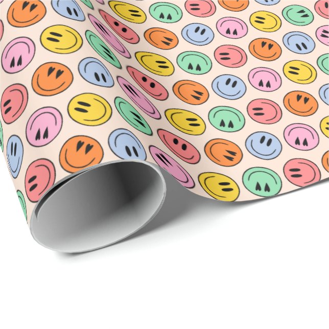 Papier Cadeau Sourire (Coin rond)