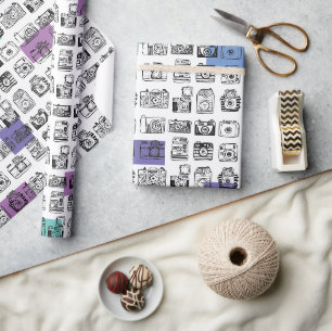 Papier Cadeau - 'Sourires' Au Fil Des Ans 2
