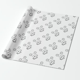 Papier Cadeau Souris