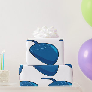 Papier Cadeau Souris d'ordinateur bleu