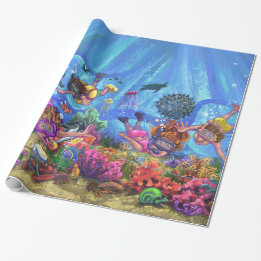 Papier Cadeau Sous la mer