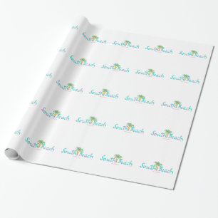 Papier Cadeau "South Beach Sun Miami, Floride"