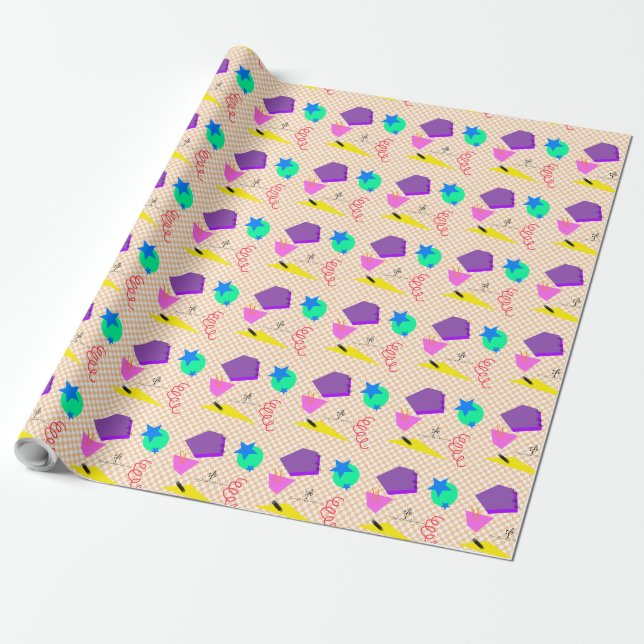 Papier Cadeau Southaven Throwback ! Motifs géométriques 1 (Déroulé)