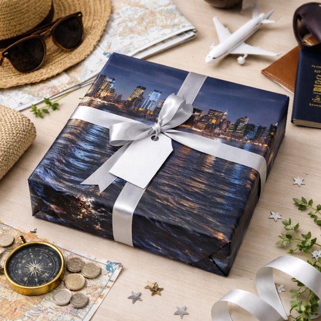 Papier Cadeau Sparkling Manhattan Lights (Créateur téléchargé)