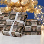Papier Cadeau Special Friends Christmas Love<br><div class="desc">Papier cadeau de Noël. Doté de deux graphismes vintages en pain d'épice avec les mots "Les amis sont gardés pour toujours dans le coeur". 📌 Si vous avez besoin d'une personnalisation plus poussée, cliquez sur la zone "Cliquez pour Customiser plus loin" ou "Customiser ou modifier la conception" et utilisez notre...</div>
