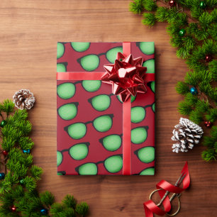 Papier Cadeau Spécifications du geek : Lunettes avec code binair