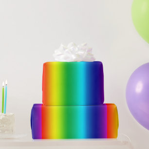 Papier Cadeau Spectre des couleurs arc-en-ciel