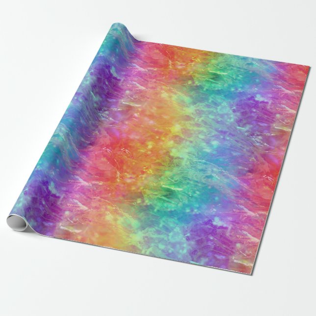 Papier Cadeau spellcaster - vif arc-en-ciel prism ombre : (Déroulé)
