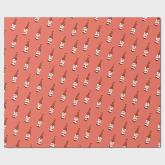 Papier Cadeau Spicy! Hot Sauce Salsa Red (Couture)