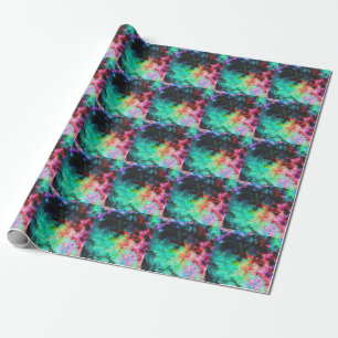 Papier Cadeau Splash couleur : Aquarelle Abstraite