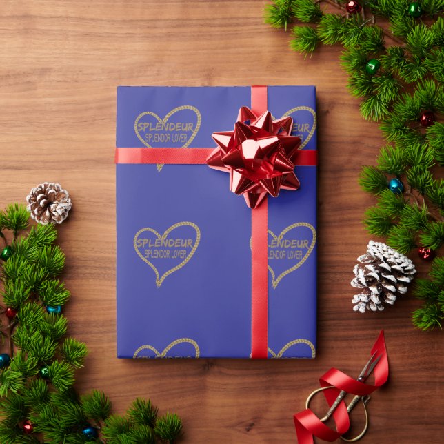 Papier Cadeau Splendeur Heart (Cadeau de vacances)