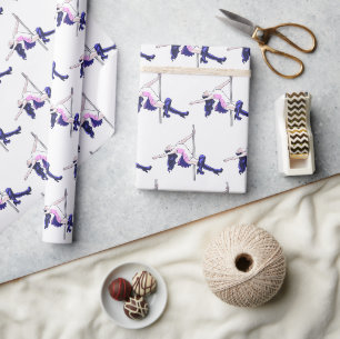 Papier Cadeau Sports de Pôle de Danse Slay