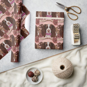 Papier Cadeau Springer Spaniel anglais