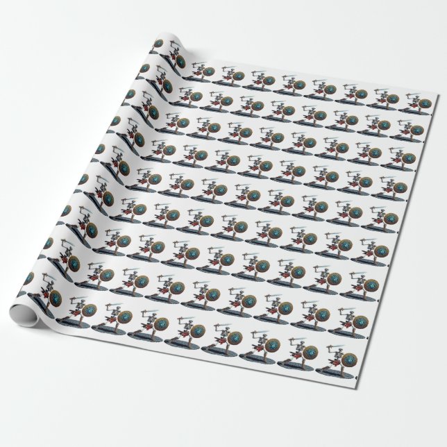 Papier Cadeau squelette (Déroulé)