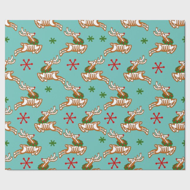 Papier Cadeau Squelette Reindeer Gingpain homme (Couture)