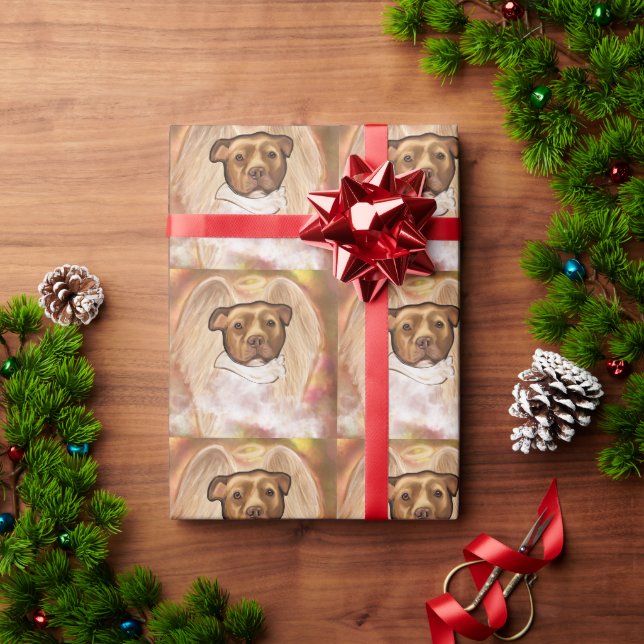 PAPIER CADEAU STAFFORDSHIRE AMÉRICAIN    (Cadeau de vacances)