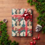 Papier Cadeau Starlet Retro les années 50 Tropical Christmas Pin<br><div class="desc">Une collection de beautés de Noël tropicales</div>