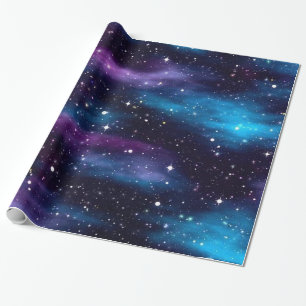 Papier Cadeau Starry Sky Galaxy