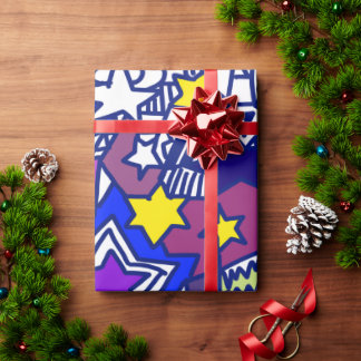 Papier Cadeau stars