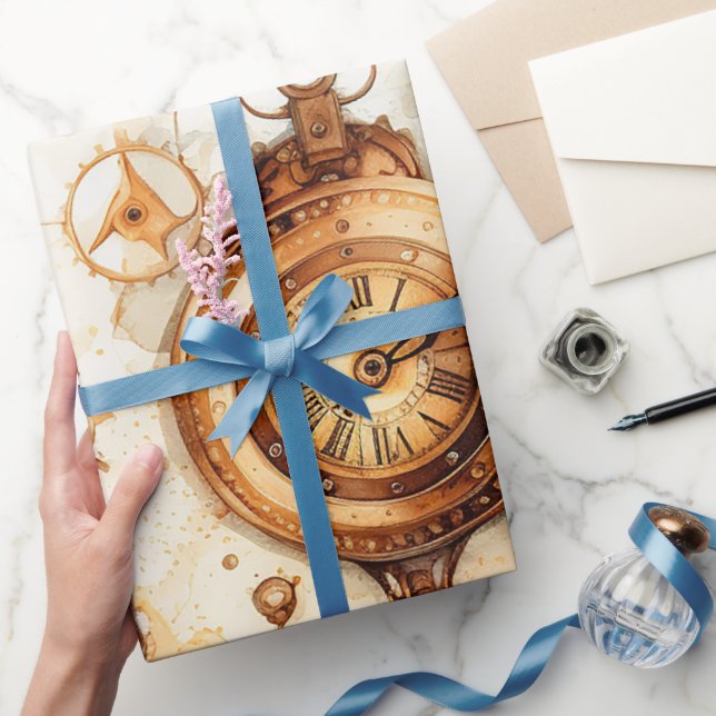 Papier Cadeau Steampunk victorien (Cadeaux)