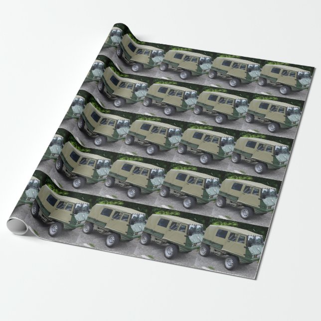 Papier Cadeau Steyr Puch Haflinger (Déroulé)