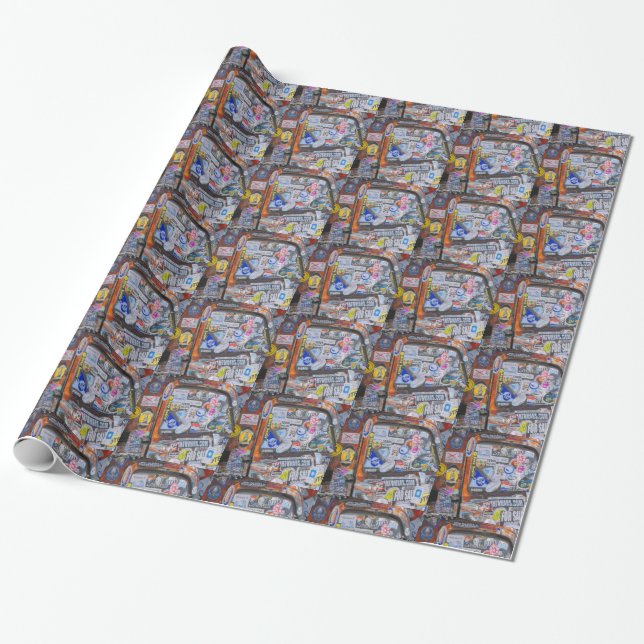 Papier Cadeau Stickers (Déroulé)