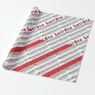 Papier Cadeau Sto Lat ! Chanson