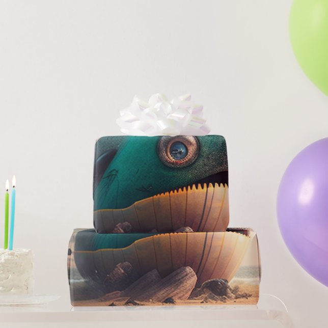 Papier Cadeau Strange Whale (Cadeaux de fête)