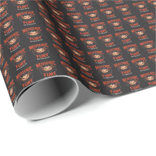 Papier Cadeau Style Axolotl Vintage 90 néon Skateboard Rad