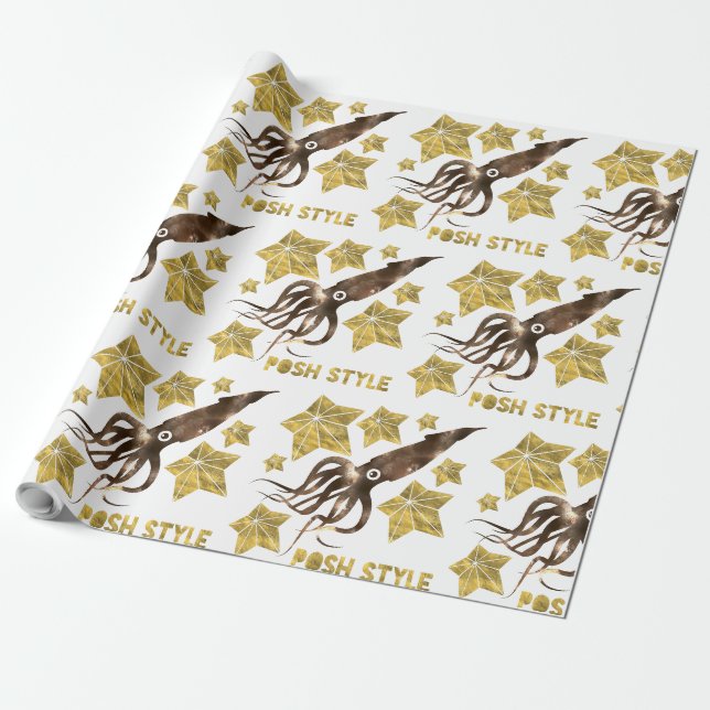 Papier Cadeau style chic (Déroulé)