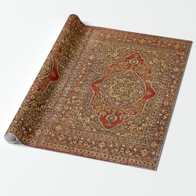 Papier Cadeau Style de tapis persan - Tabriz (Déroulé)