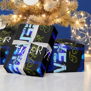 Papier Cadeau Style Graffiti répétitif Année Tigre 2022 WP