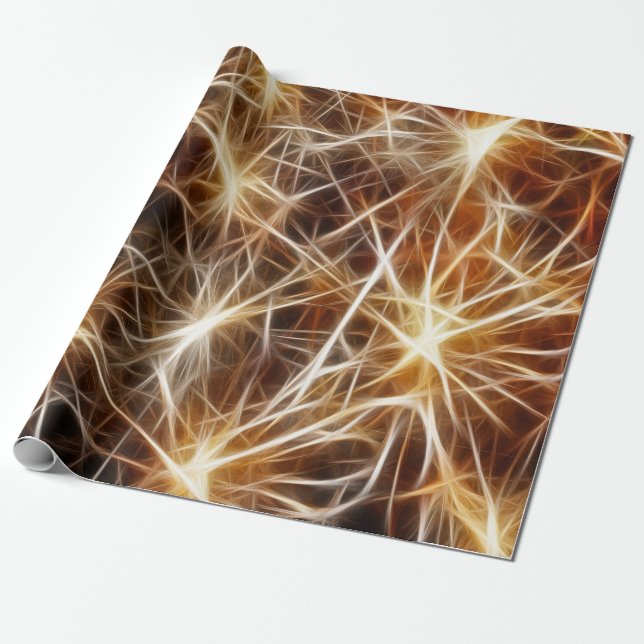 Papier Cadeau Style Médicale de neurones (Déroulé)