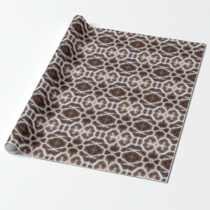 Papier Cadeau Style safari motif Giraffe