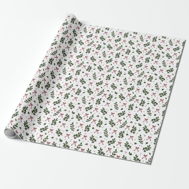 Papier Cadeau succursale de Noël (Déroulé)