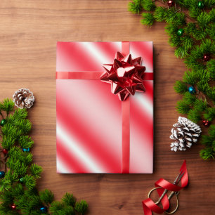 Papier Cadeau Sucre de canne Rouge Et Blanc Gratté