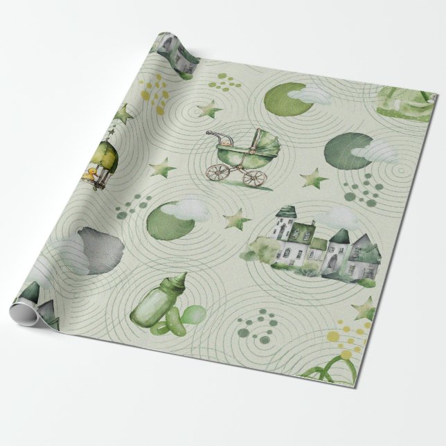 Papier Cadeau Sueños para bebés (Déroulé)