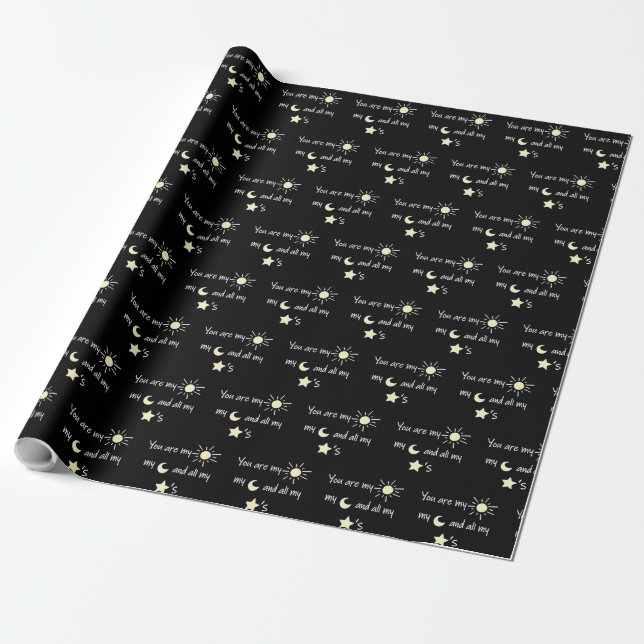 Papier Cadeau Sun-Moon-and-Stars- (Déroulé)