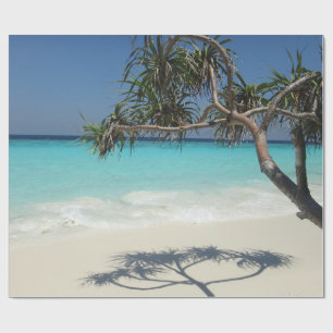 Papier Cadeau Sunny Tropical Beach Ocean Paradise
