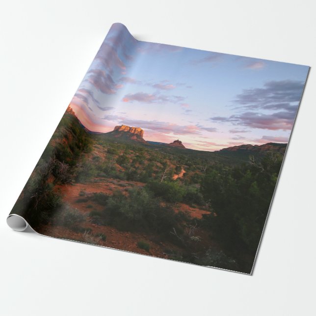 Papier Cadeau Sunrise du matin, désert de Sedona Arizona (Déroulé)