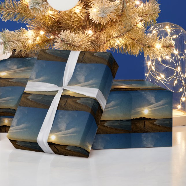 Papier Cadeau Sunset texturé par Shirley Taylor (Vacances)
