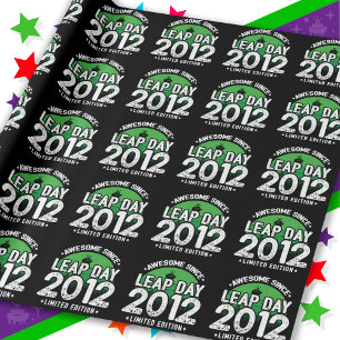 Papier Cadeau Super depuis 2012 Leap Année Jour Février 29 Anniv