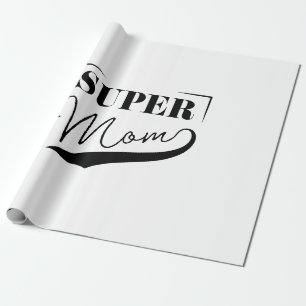 Papier Cadeau Super Maman