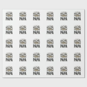 Papier Cadeau Super Papa Rétro Design Vector pour la Pêche_1