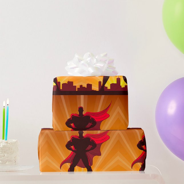 Papier Cadeau Superhero (Créateur téléchargé)