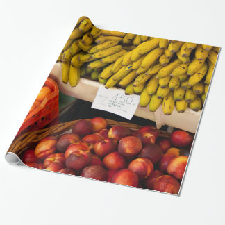 Papier Cadeau Support de fruit du marché de l'agriculteur